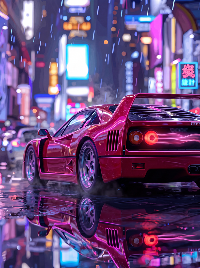 Ferrari F40 - Neon Street
