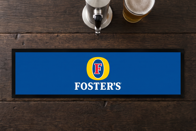 Fosters Premium Rubber-Backed Bar Mat Runner