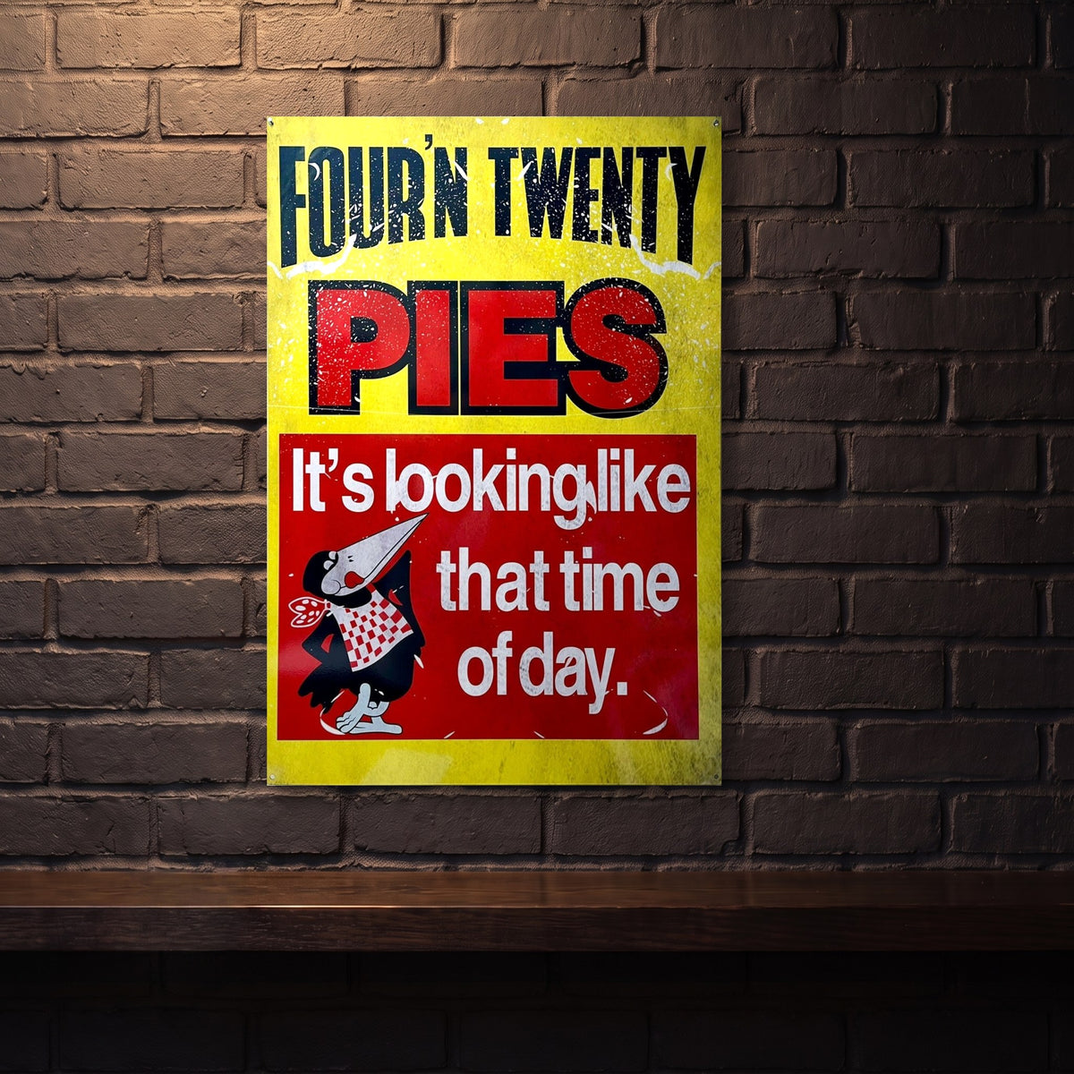 FOUR N TWENTY 810 X 555 MM METAL SIGN 2