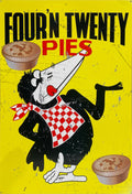 Four n Twenty Pies Retro Metal Sign - 810 x 555mm