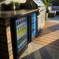 Schmick SK228D-B-HD bar fridge - angle view