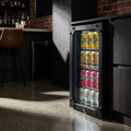 Schmick HUS-SC70-B-X bar fridge - angle view