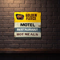 GOLDEN FLEECE 580 MM X 580 MM METAL SIGN AVAIL IN OTHER SIZES