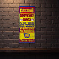 GOLDEN FLEECE DRIVEWAY SERVICE 810 X 380 MM METAL SIGN