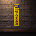 GOLDEN FLEECE WATER 800 X 200 MM METAL SIGN