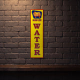 GOLDEN FLEECE WATER 800 X 200 MM METAL SIGN