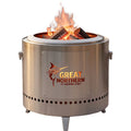 Great Northern stainless steel dual-skin fire pit - licensed cut-out panel