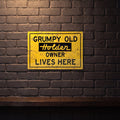 GRUMPY HOLDEN OWNER 600 MM X 400 MM METAL SIGN