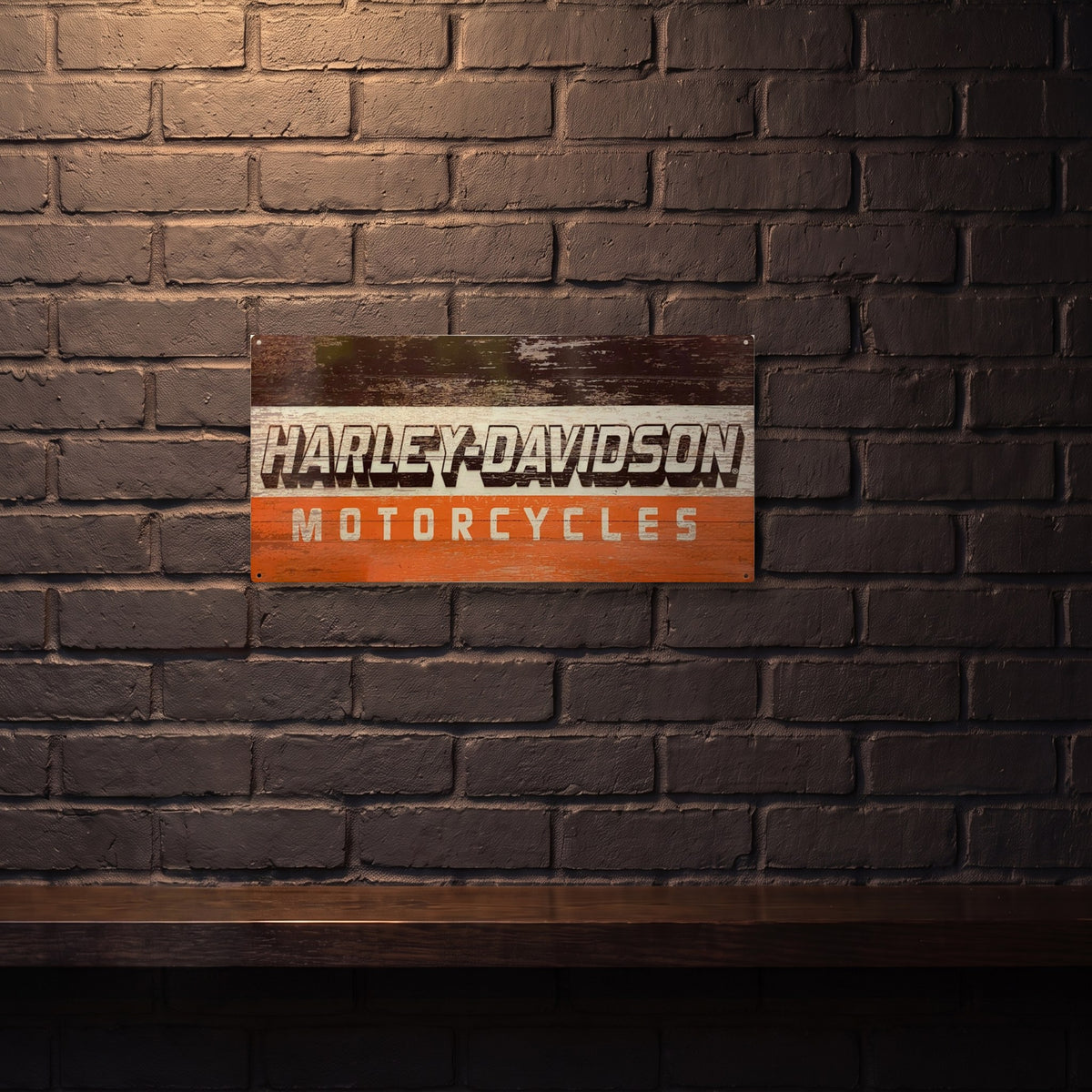 HARLEY DAVIDSON 600 X 300 METAL SIGN