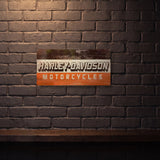 HARLEY DAVIDSON 600 X 300 METAL SIGN