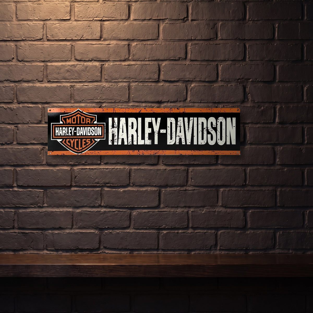 HARLEY DAVIDSON 800 MM X 200 MM METAL SIGN