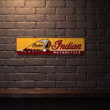 INDIAN MOTORCYCLE 800 X 200 MM METAL SIGN