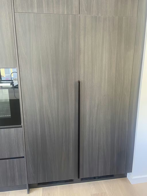 Schmick Matching Integrated Upright Built In Fridge And Freezer Combination - Model MC560-INT — Modern Kitchen lifestyle setting