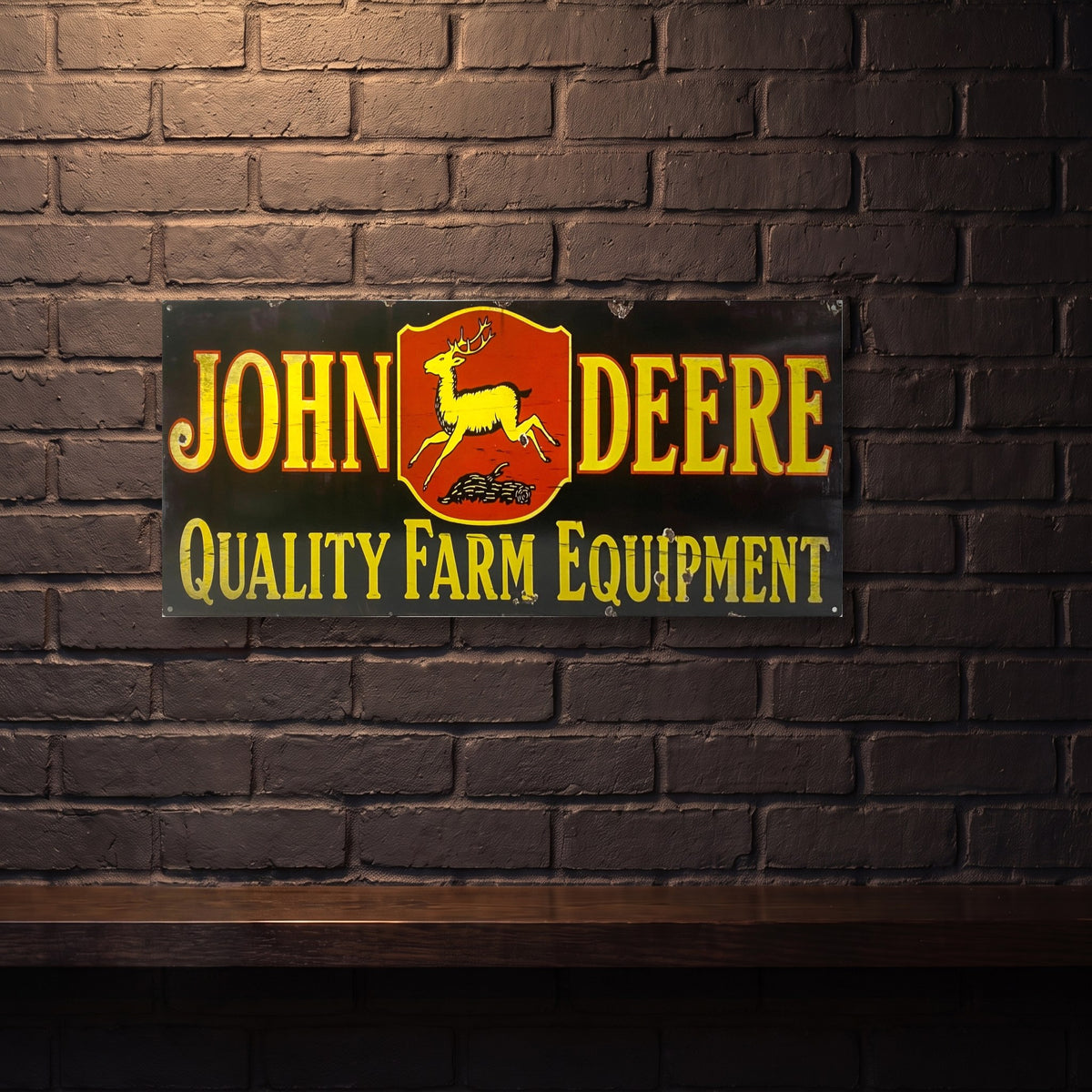 JOHN DEERE METAL SIGN 810 X 380MM