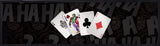Joker Playing Cards Premium Rubber-Backed Bar Mat Runner
