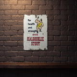 KALGOORLIE STOUT 600 MM X 400 MM METAL SIGN