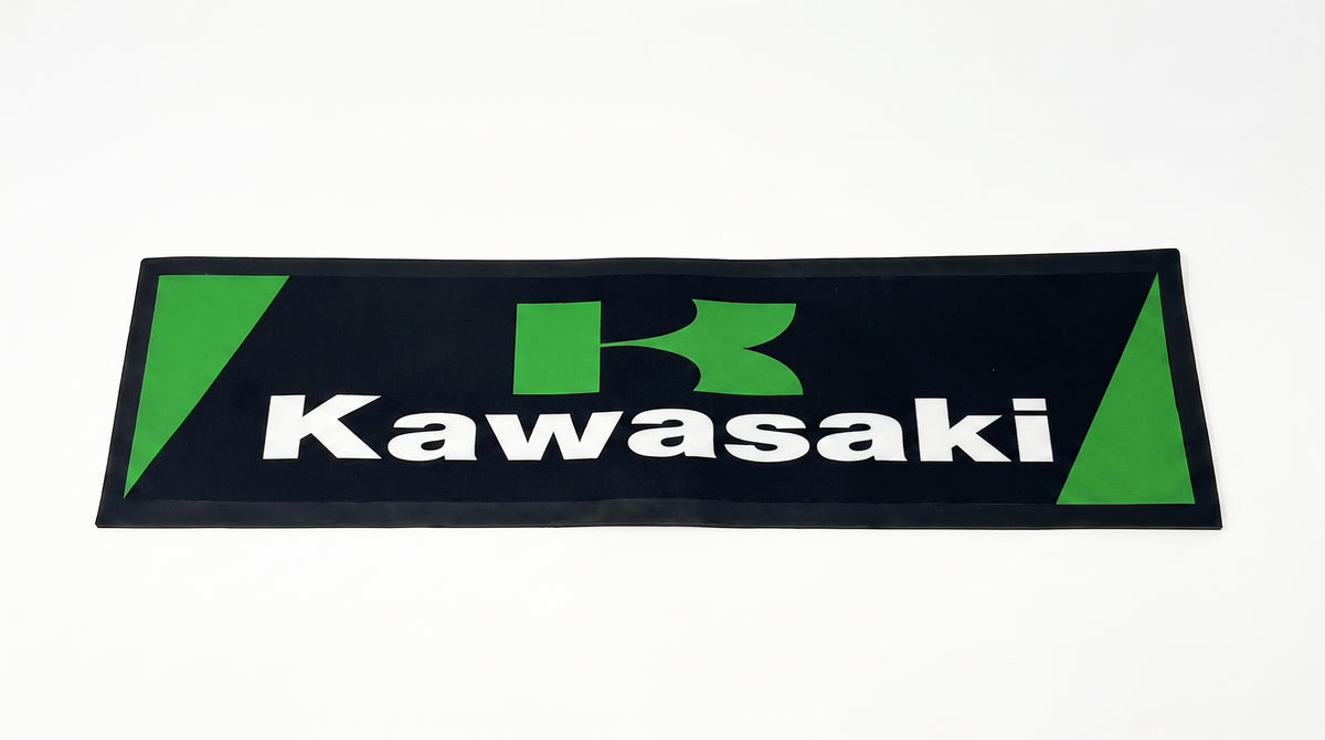 Kawasaki Premium Rubber-Backed Bar Mat Runner