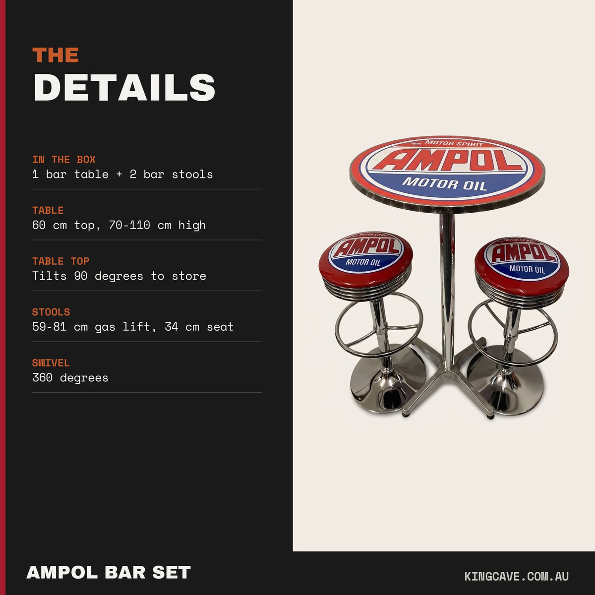 Ampol bar set details