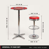 Arsenal FC bar set dimensions