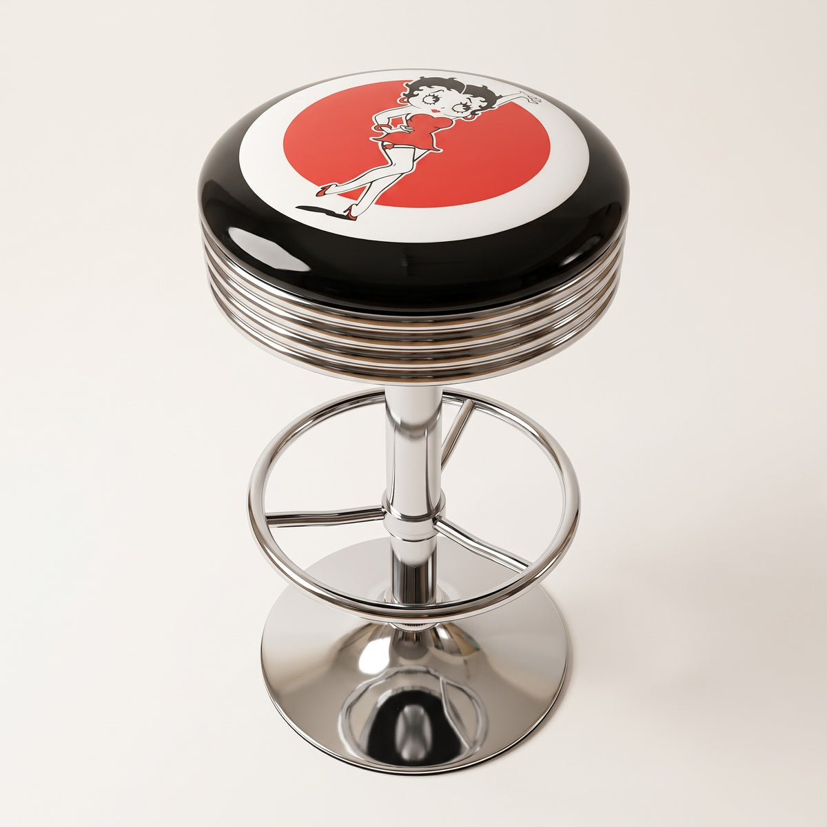 Betty Boop Premium Retro Gas-Lift Bar Stool