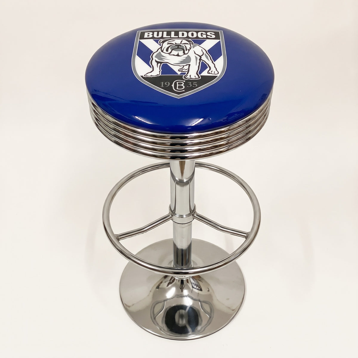 Canterbury Bulldogs Retro NRL Bar Stool