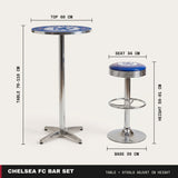 Chelsea FC bar set dimensions