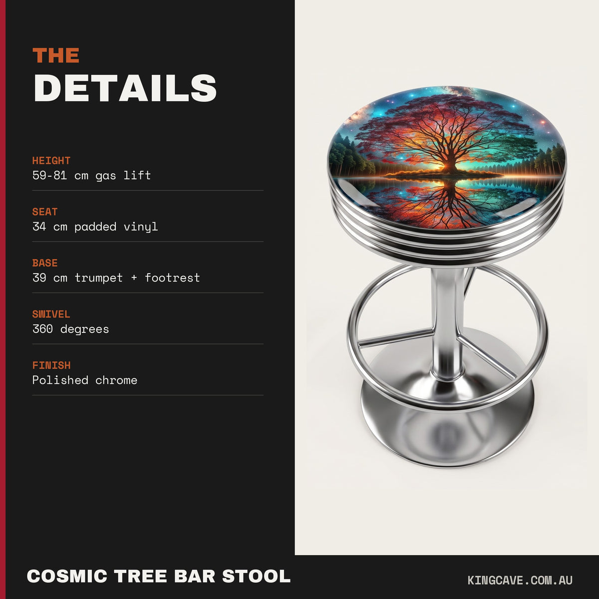 Cosmic Tree Bar Stool