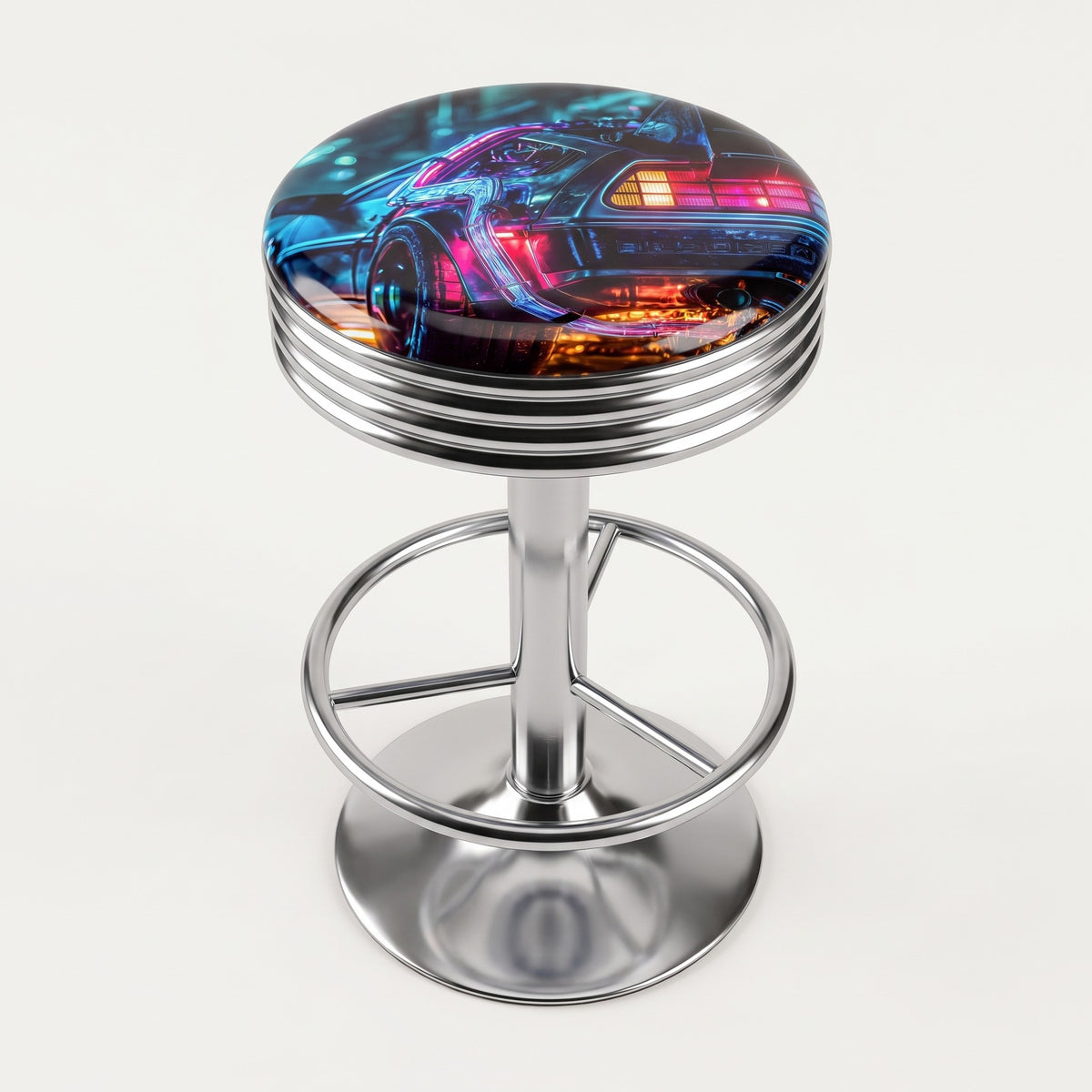 Cyber Gullwing Bar Stool