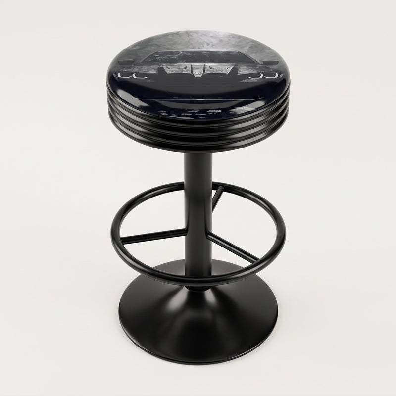 Dark Forest bar stool, black base