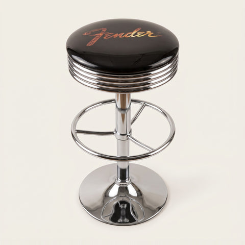 Fender Stainless Steel Gas-Lift Adjustable Bar Stool
