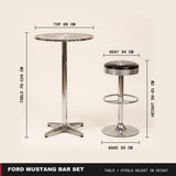 Ford Mustang bar set dimensions