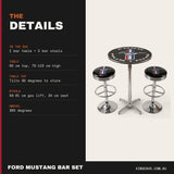 Ford Mustang bar set details