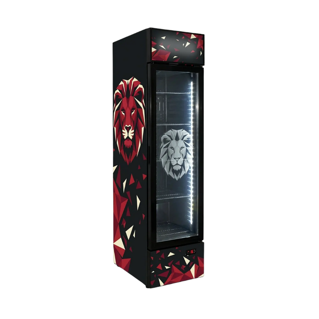 Custom Branded Bar Fridge | 160L Retail Wall