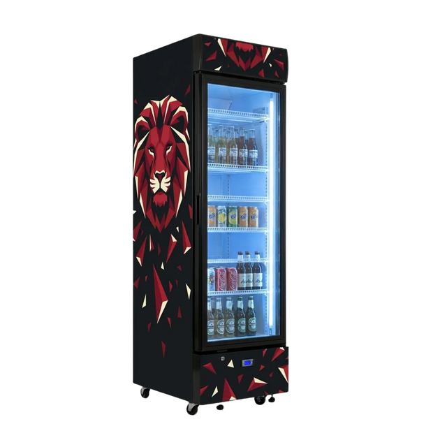 Custom Branded Bar Fridge | 370L Shopfront Tower