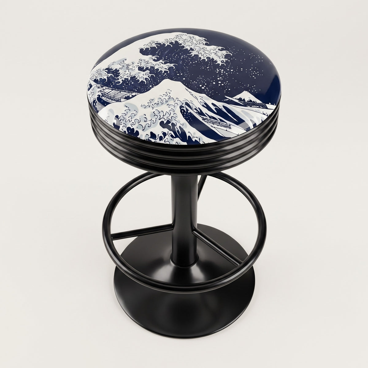 Great Wave Bar Stool