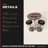 Harley-Davidson Motor Oil bar set details