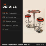 Harley-Davidson Shield bar set details