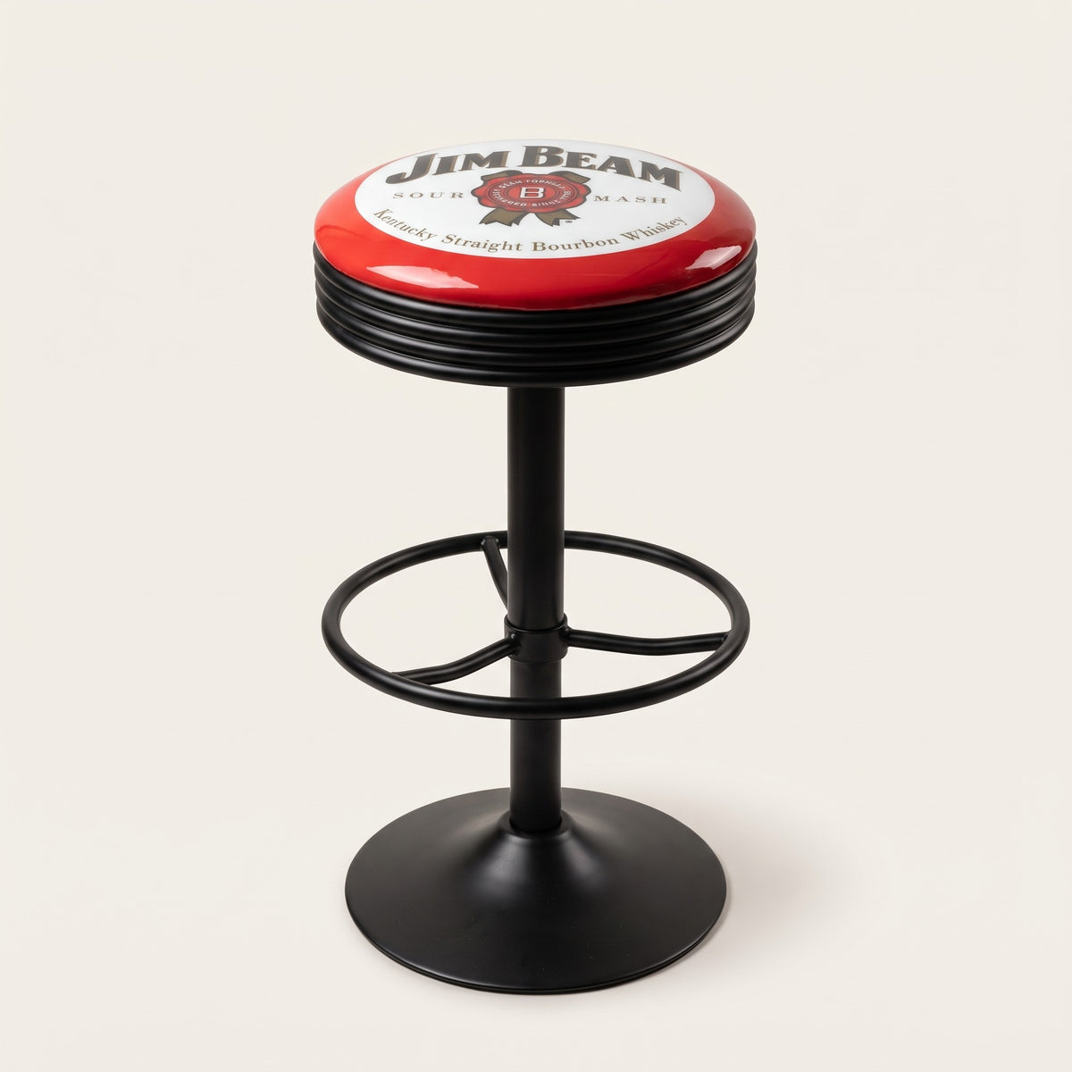 Jim Beam Premium Retro Gas-Lift Bar Stool