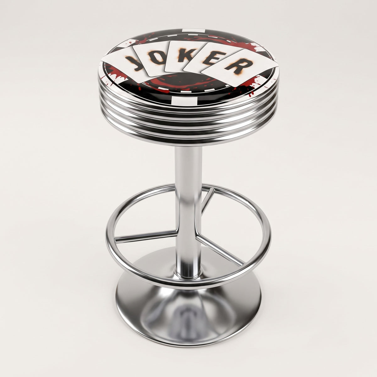 Joker Card Bar Stool