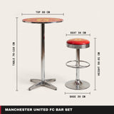 Manchester United FC bar set dimensions