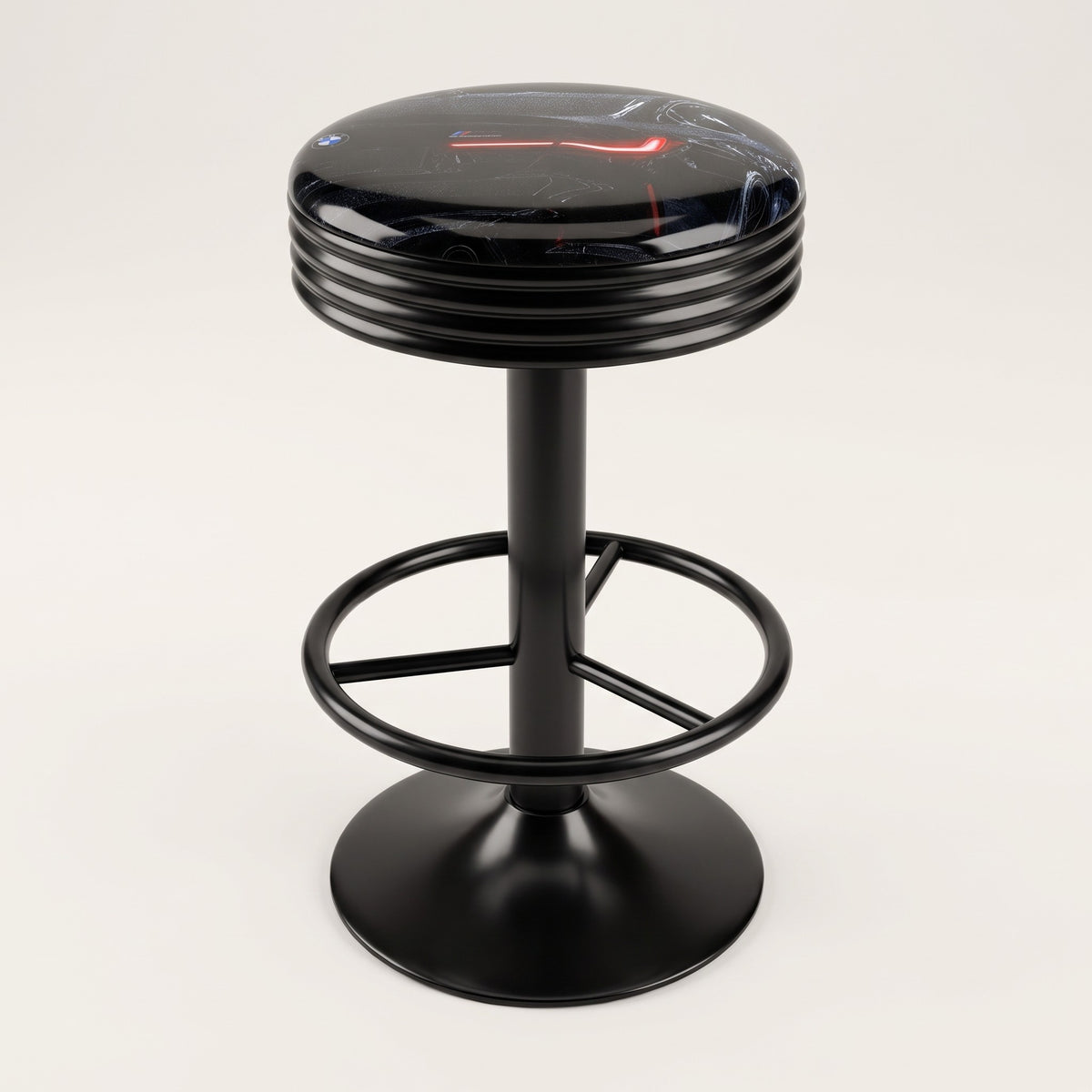 Midnight Coupe Garage Bar Stool