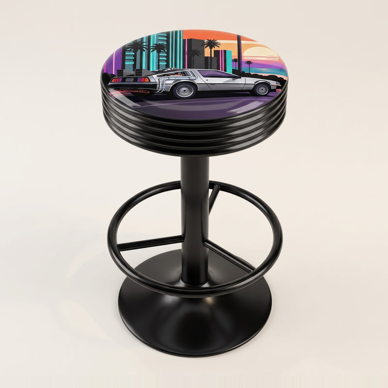 Retro City bar stool, black base