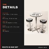 Route 66 bar set details