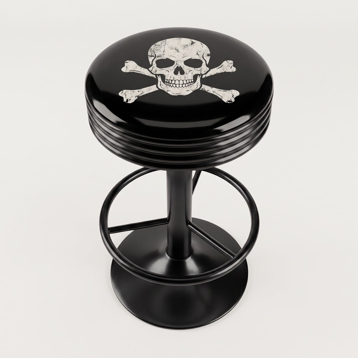 Skull & Bones Bar Stool
