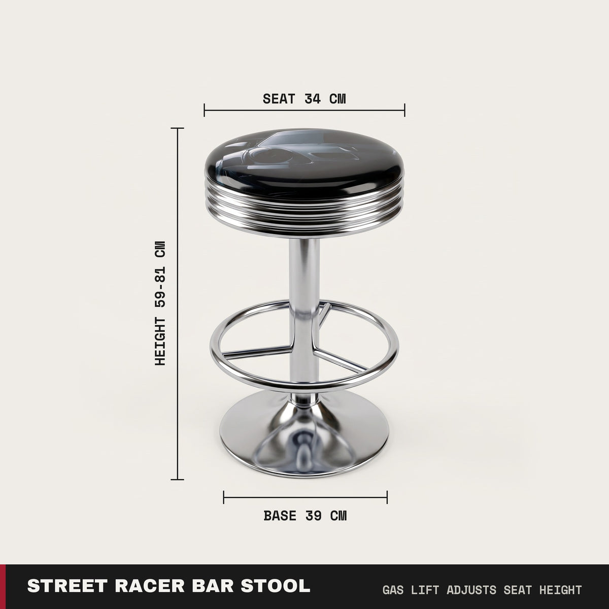Street Racer Bar Stool