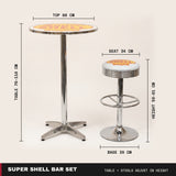 Super Shell bar set dimensions
