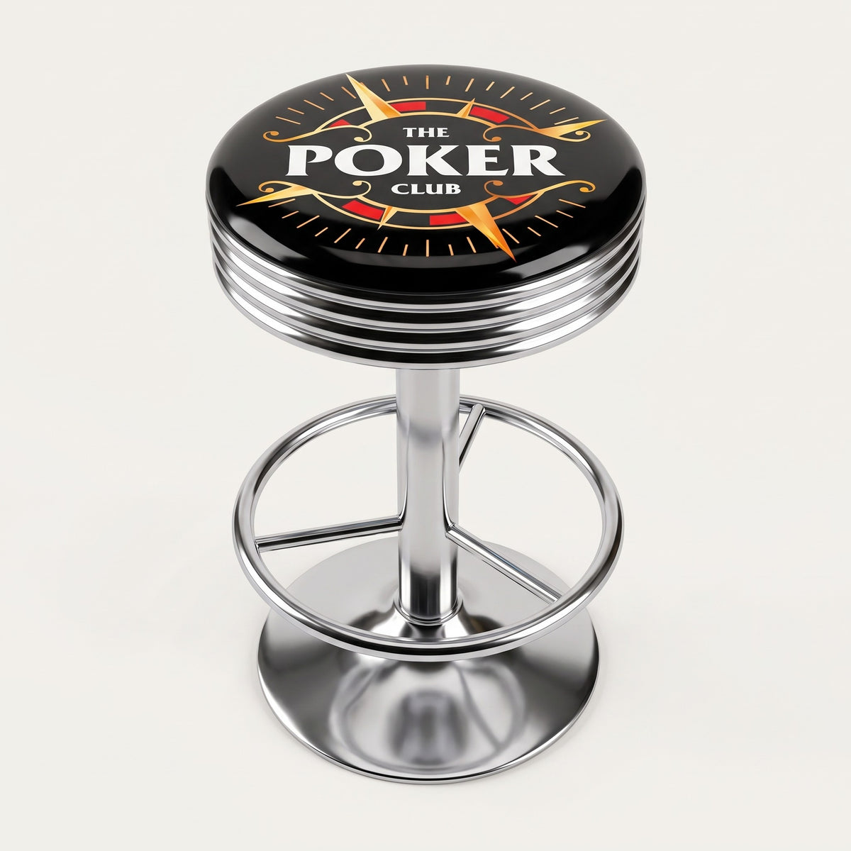 The Poker Club Bar Stool