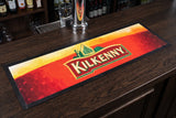 Kilkenny Premium Rubber-Backed Bar Mat Runner on a bar top