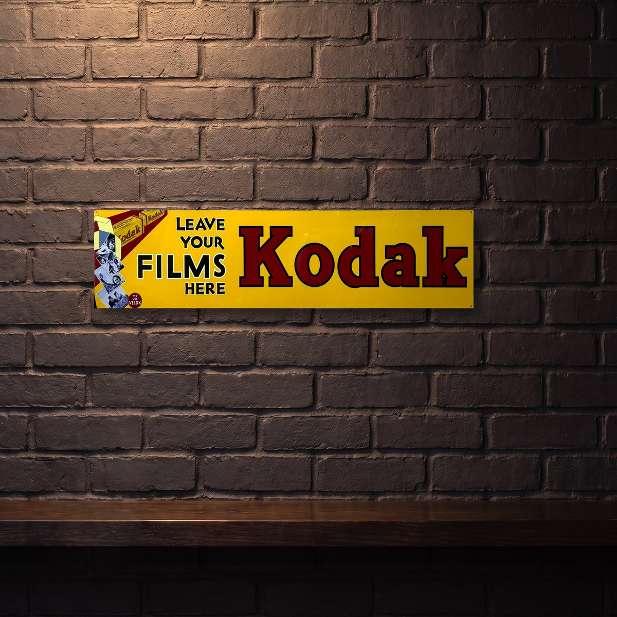 KODAK FILMS 800 X 200 MM METAL SIGN