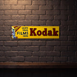 KODAK FILMS 800 X 200 MM METAL SIGN
